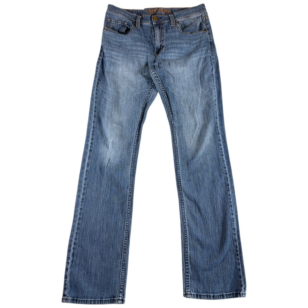 Cody James Men's Jeans 33x34 Blue Bootcut Stretch Western Cowboy Denim